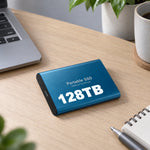 External SSD 128 TB Portable Shock-Resistant】【。