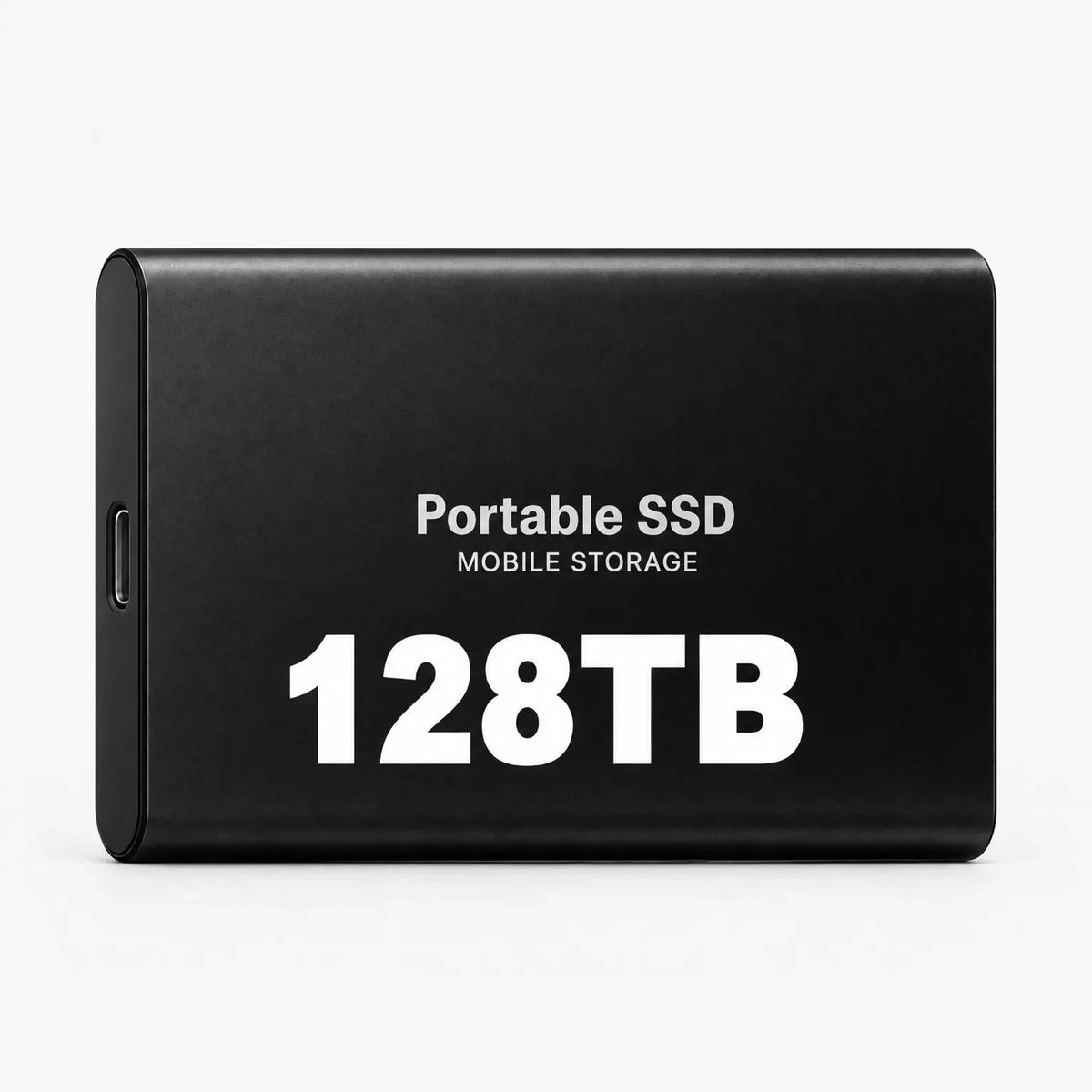 External SSD 128 TB Portable Shock-Resistant Design