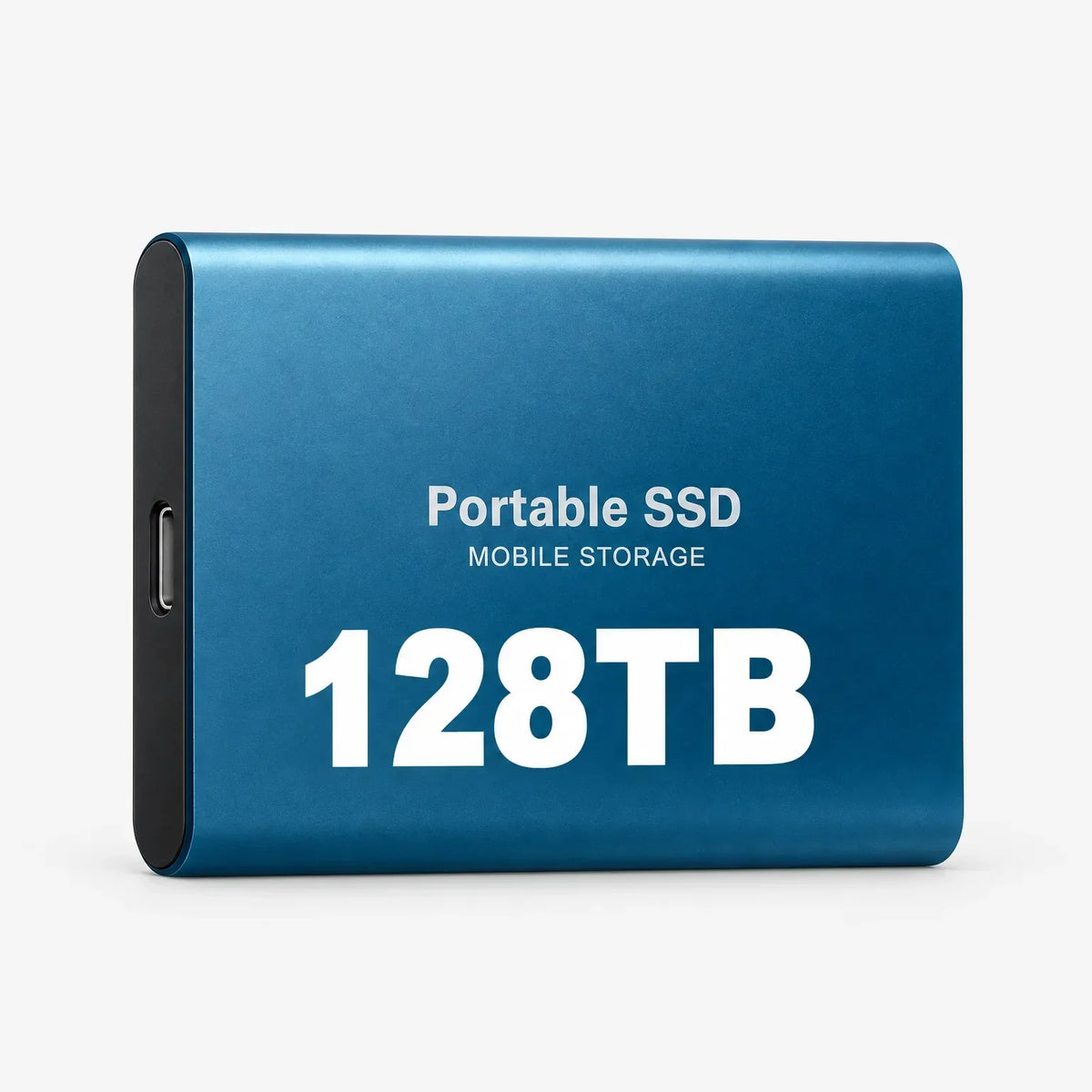External SSD 128 TB Portable Shock-Resistant Design