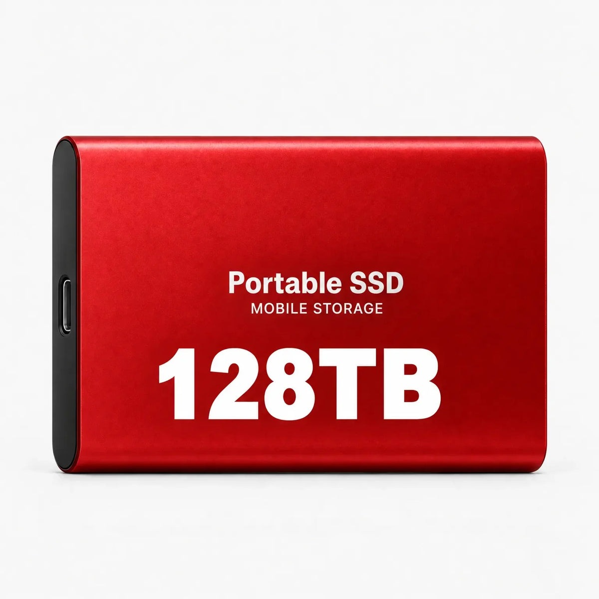External SSD 128 TB Portable Shock-Resistant Design