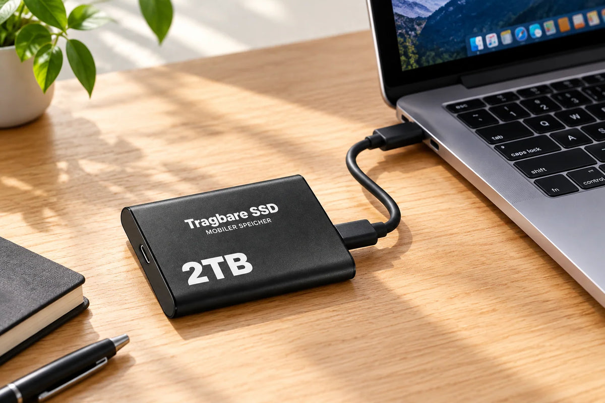 External SSD 2 TB USB-C 1050 MB/s Transfer Speed