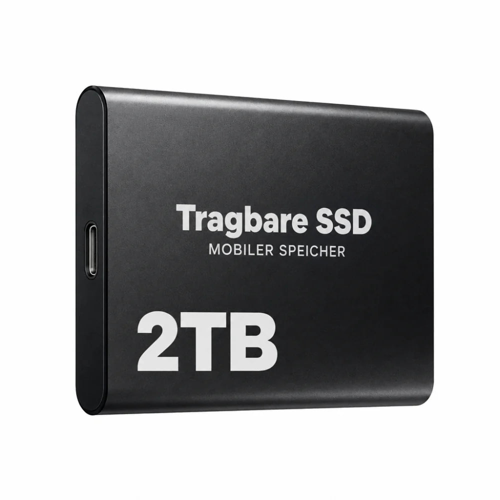 External SSD 2 TB USB-C 1050 MB/s Transfer Speed