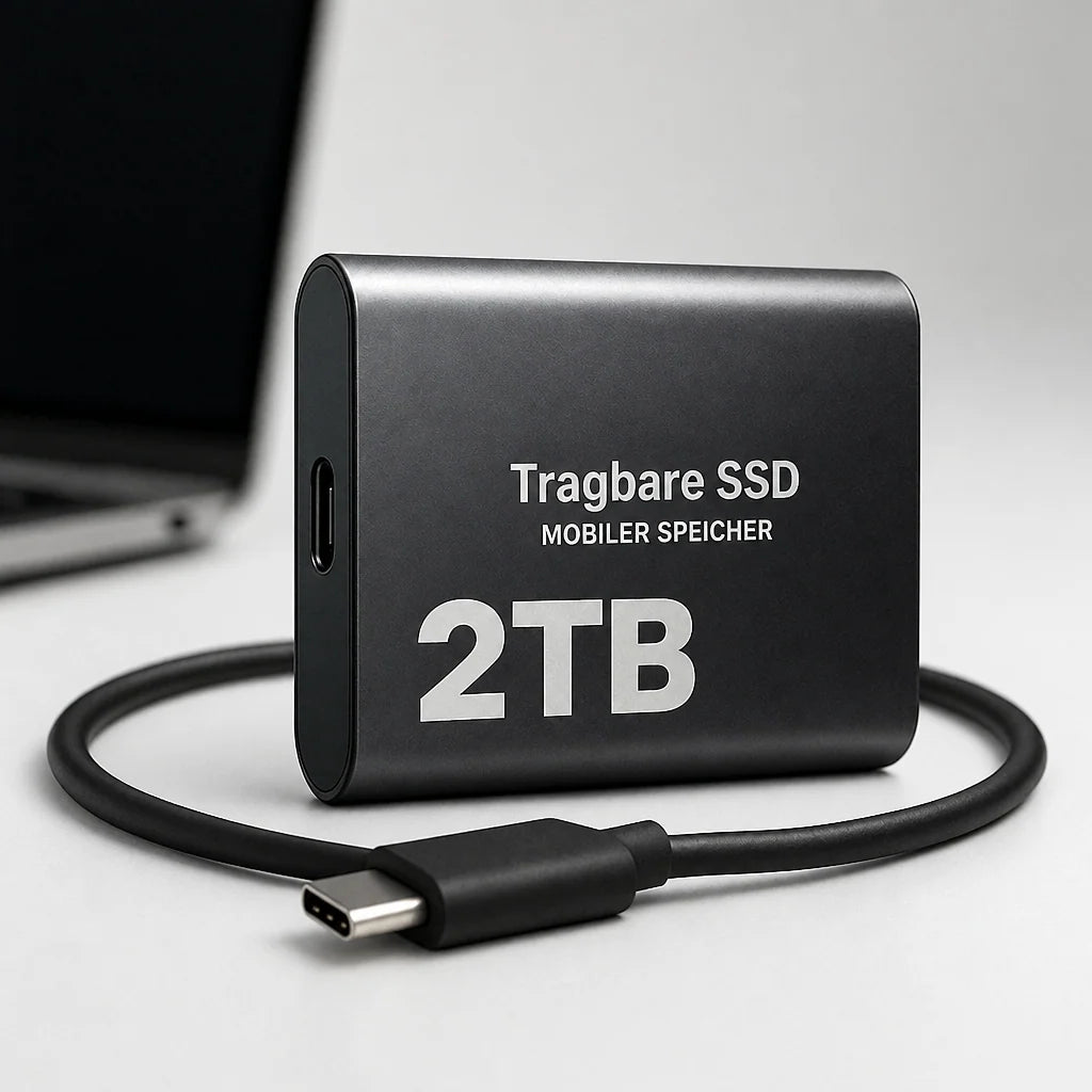 External SSD 2 TB USB-C 1050 MB/s Transfer Speed