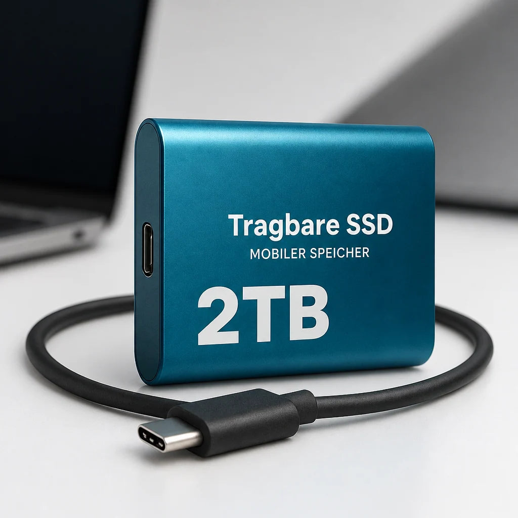 External SSD 2 TB USB-C 1050 MB/s Transfer Speed