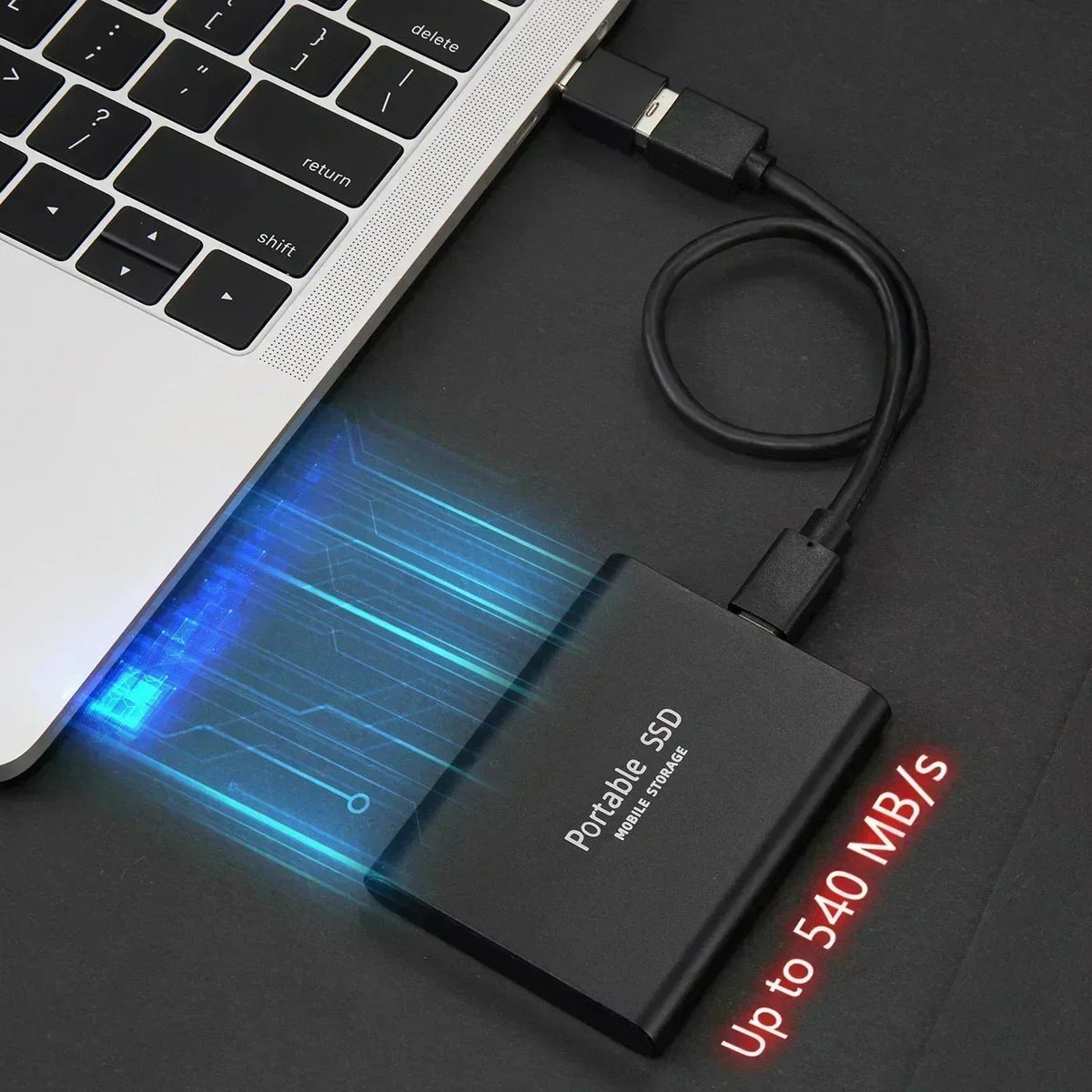 External SSD 2TB High-Speed Portable Storage