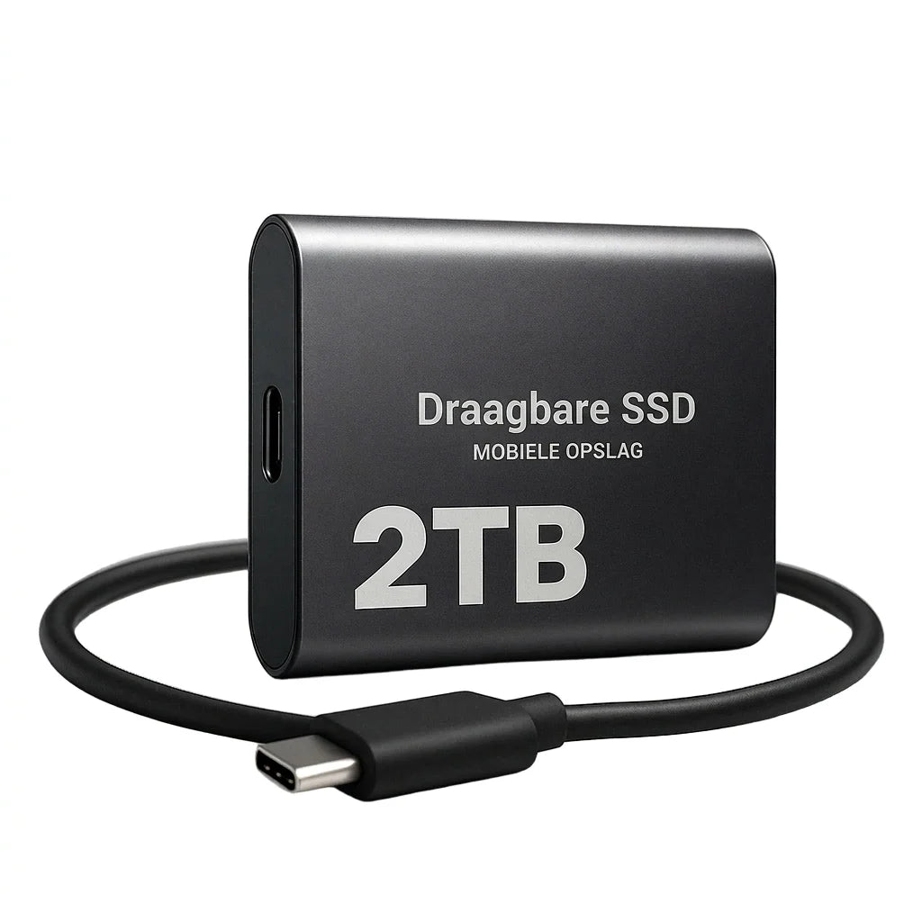External SSD 2TB USB-C 1050 MB/s Shock-Resistant