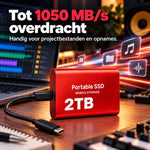 External SSD 2TB USB-C Up to 1050 MB/s