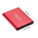 External SSD USB 3.0 Aluminum Casing