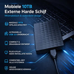 External Storage Drive 10TB USB 3.0 Compact Design