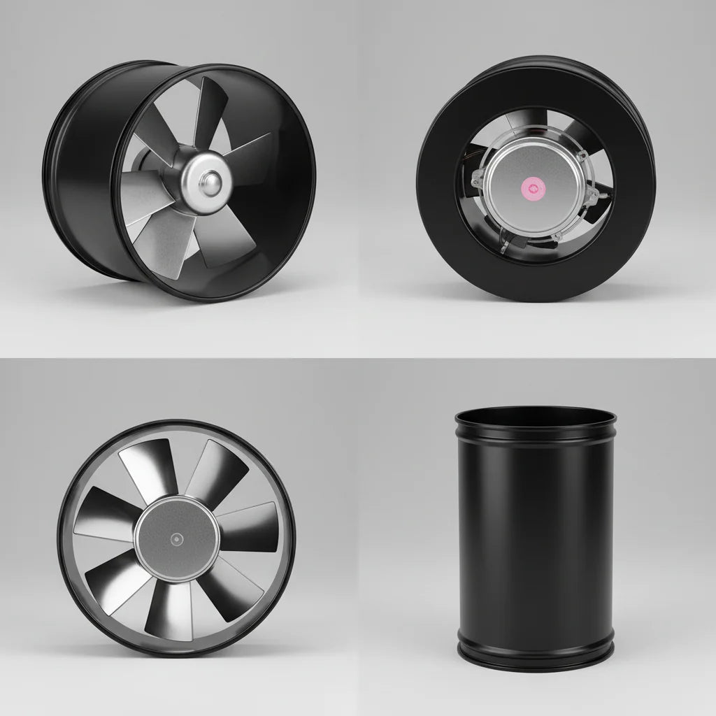 Extractor Fan Quiet 32 dB Energy-Efficient