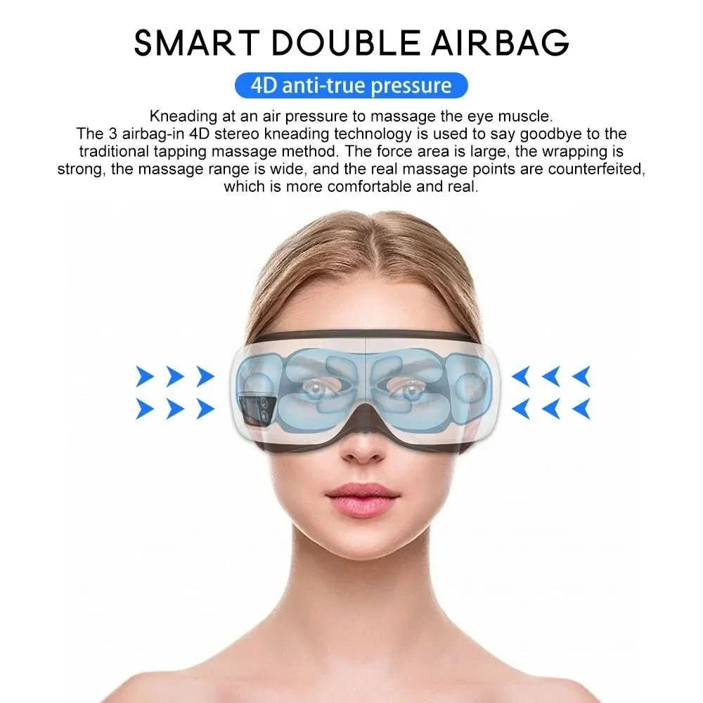 Eye Massager Heat Bluetooth Music Foldable Design