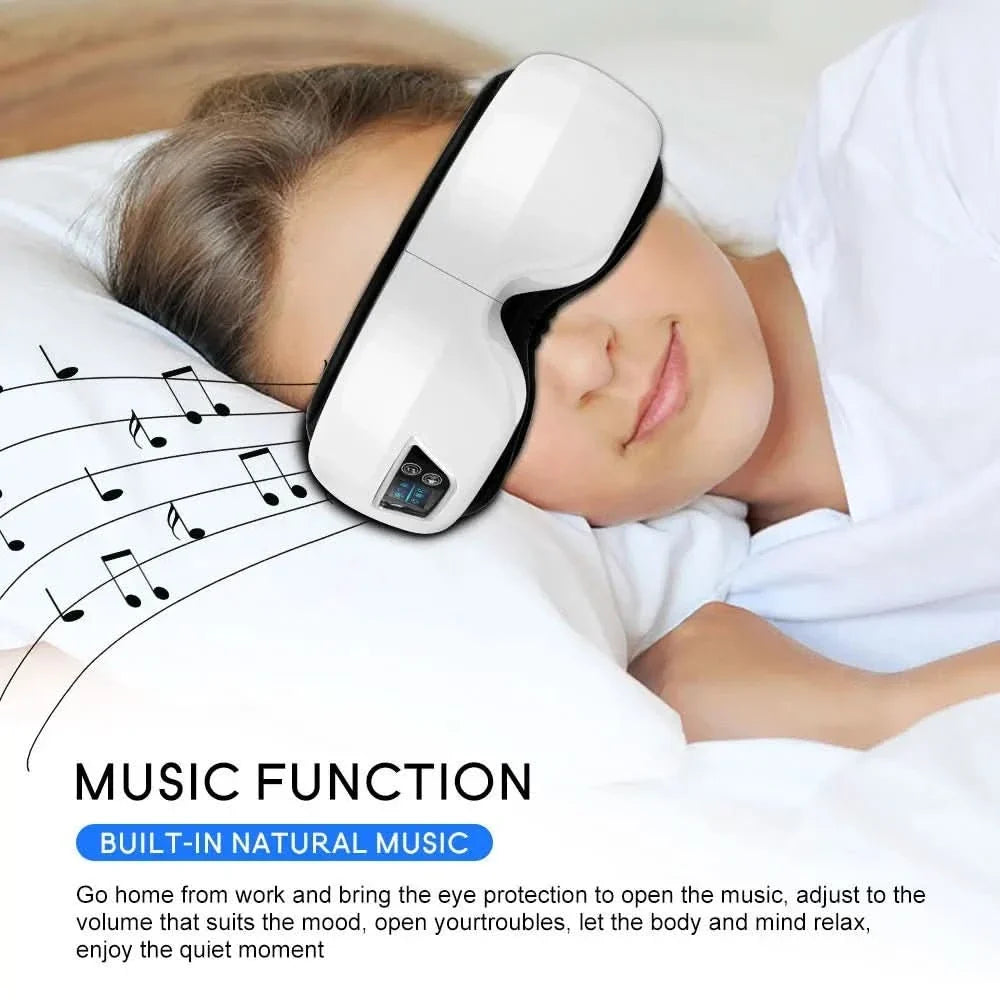 Eye Massager Heat Bluetooth Music Foldable Design