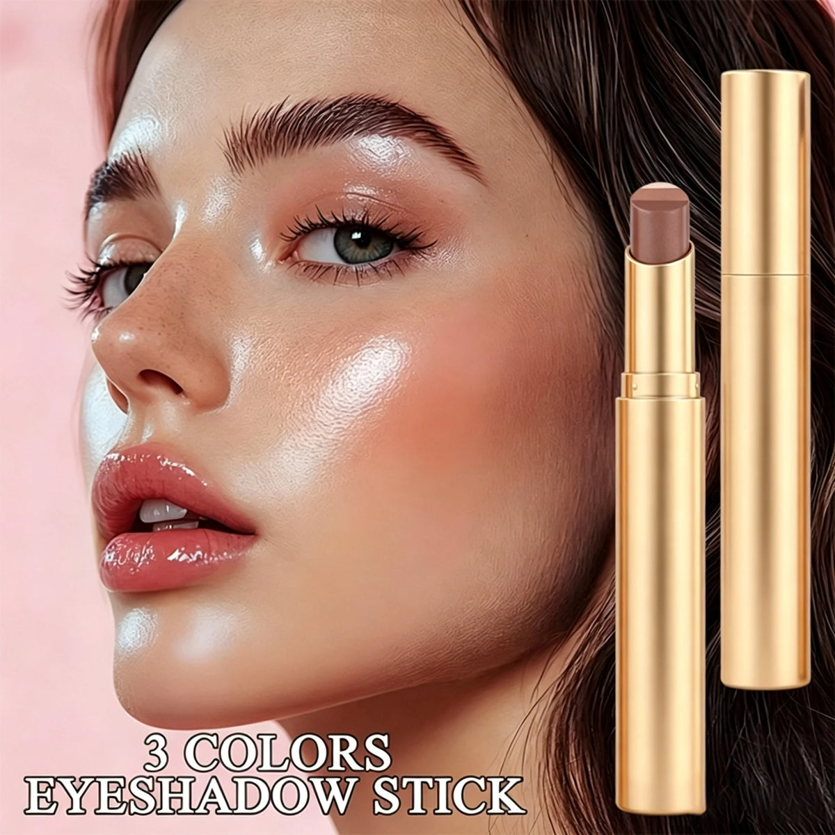 Eyeshadow Stick 3-In-1 Waterproof Long-Wear Formula