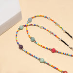 Eyewear Chain Beaded Adjustable Fit