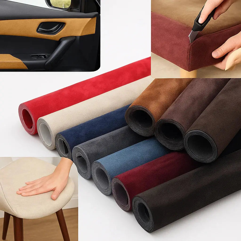 Fabric Repair Patch Microfiber Suede Self-Adhesive & Waterproof