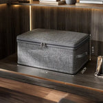 Fabric Storage Box Foldable Dust-Protective Reinforced Seams