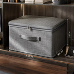 Fabric Storage Box Foldable Dust-Protective Reinforced Seams
