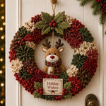 Fabric Wreath Kit No-Sew 3D Christmas Designs