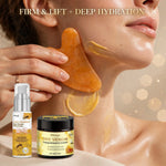 Face Cream Set Hyaluronic Acid & Gua Sha Tool