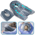 Face-Down Pillow Open Center Shredded Memory Foam