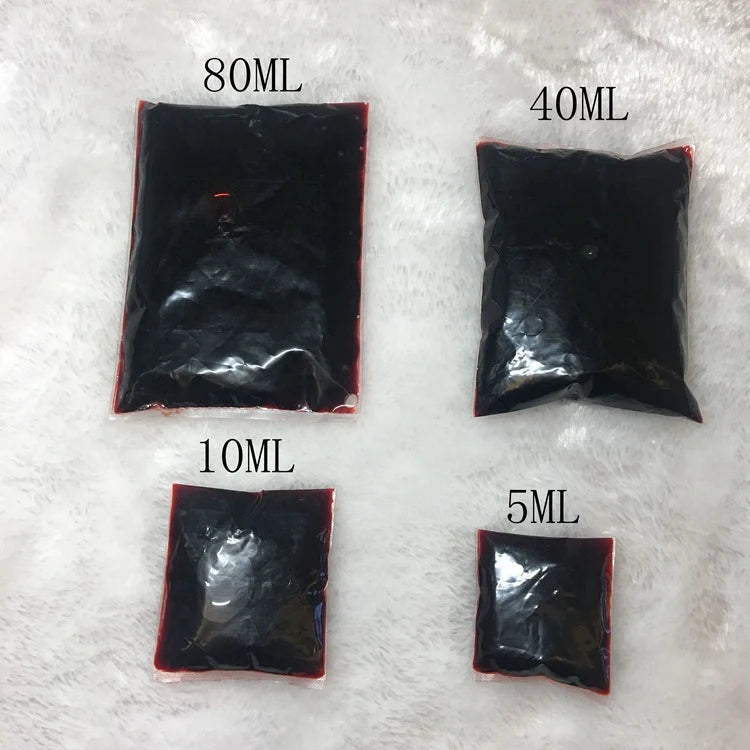 Fake Blood Dark Red Non-Toxic Washable