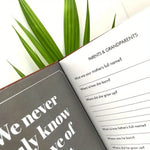 Family Journal with Guided Prompts, Hardcover, 200 Pages