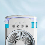 Fan & Humidifier Compact Portable Low Power Consumption