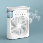 Fan & Humidifier Compact Portable Low Power Consumption