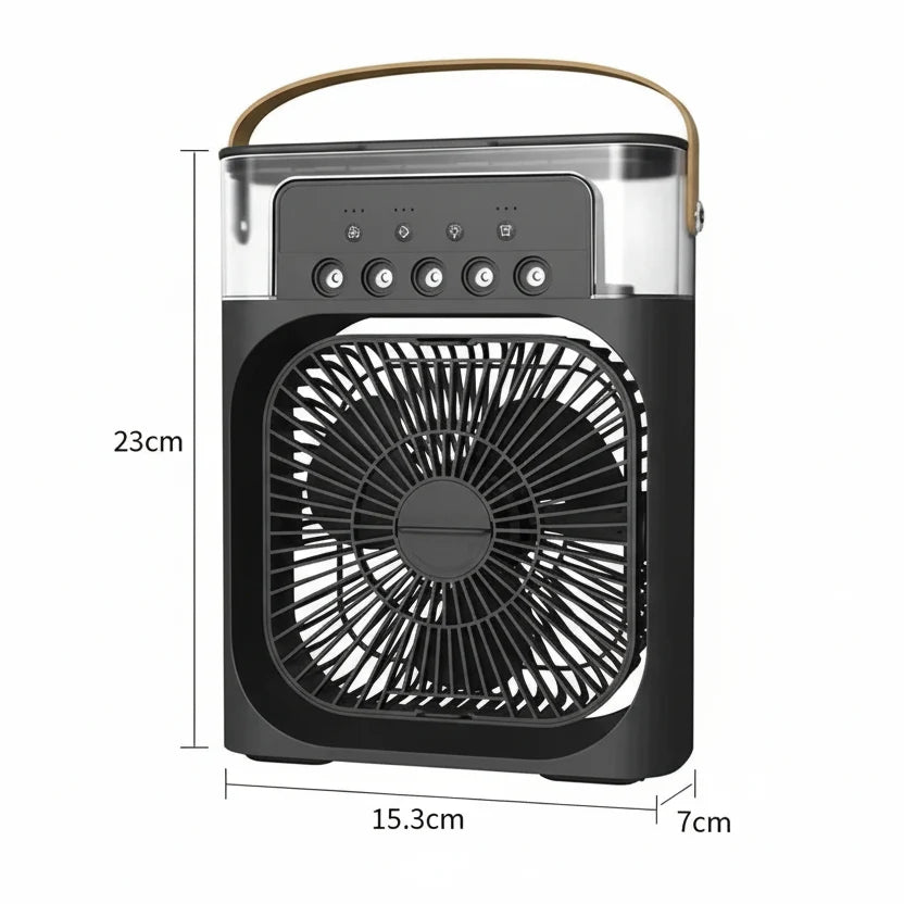 Fan & Humidifier Compact Portable Low Power Consumption