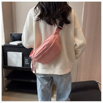 Fanny Pack Adjustable Strap Multiple Compartments Waist & Crossbody Wear