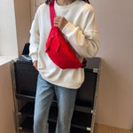 Fanny Pack Adjustable Strap Multiple Compartments Waist & Crossbody Wear