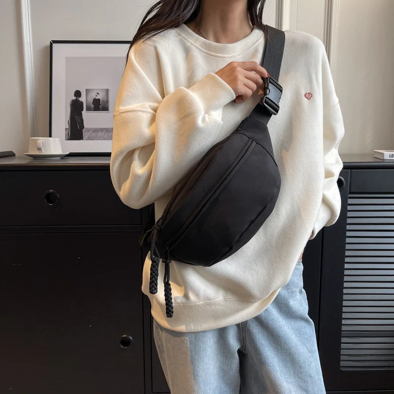 Fanny Pack Adjustable Strap Multiple Compartments Waist & Crossbody Wear
