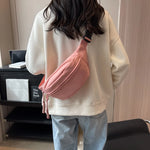 Fanny Pack Adjustable Strap Multiple Compartments Waist & Crossbody Wear