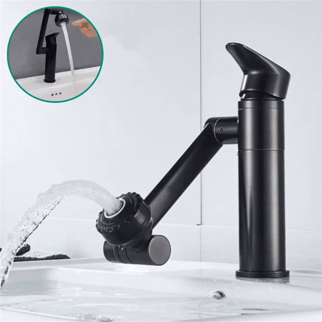 Faucet Attachment 360° Swivel Spray Function Stainless Steel