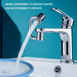 Faucet Extender 1080 Degree Rotation Dual Spray