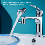 Faucet Extender 1080 Degree Rotation Dual Spray Universal Fit