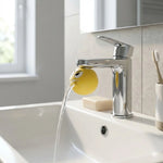 Faucet Head Attachment Flexible Rubber Splash-Reducing Tool-Free Install