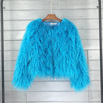 Faux Fur Coat Soft Warm Lined Animal-Free Materials