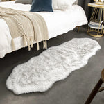 Faux Fur Rug Long-Pile Soft Non-Slip Backing