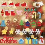 Felt Christmas Tree 30 Removable Ornaments Warm LED Lights