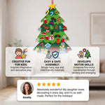 Felt Christmas Tree Removable Reusable Ornaments