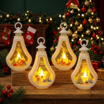 Festive Lantern Warm Glow Christmas Motif Indoor & Outdoor