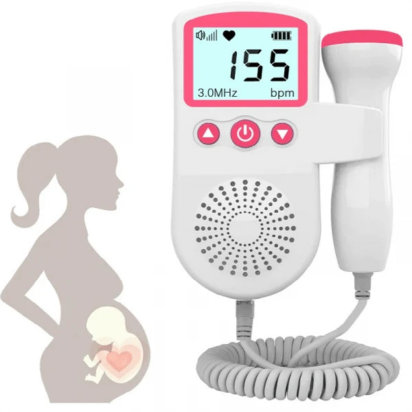 Fetal Doppler Portable LCD Heart Rate Monitor