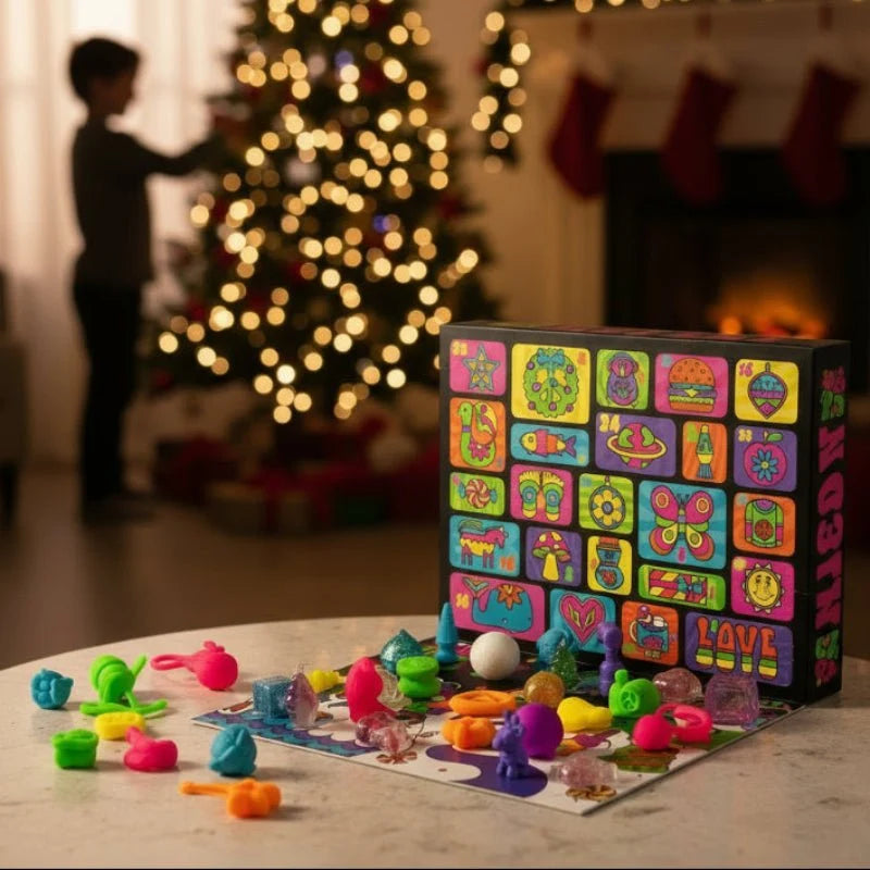 Fidget Toy Advent Calendar 24-Piece Squishy & Stretch Set