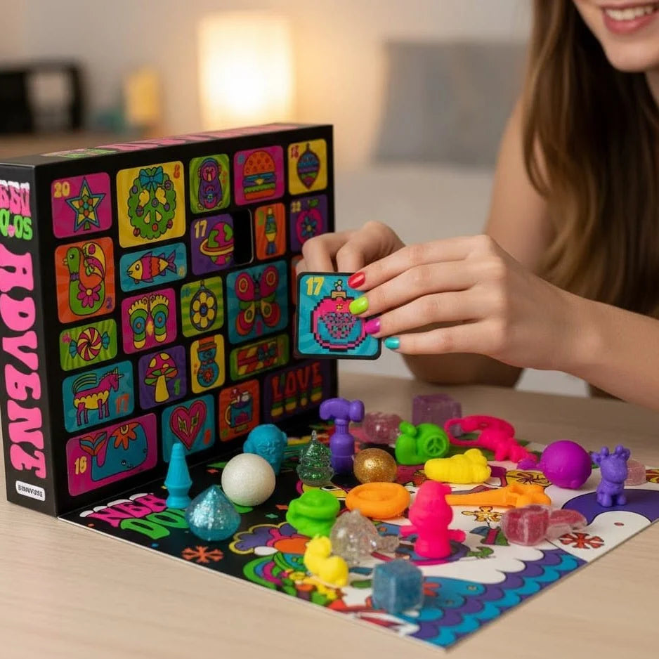 Fidget Toy Advent Calendar 24-Piece Squishy & Stretch Set