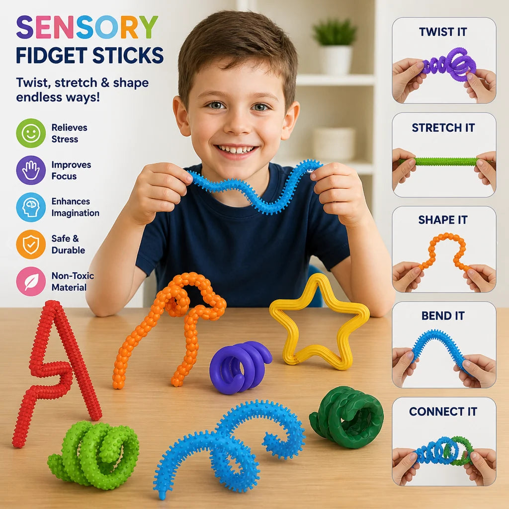 Fidget Toy Flexible Twisting Portable Sensory Play