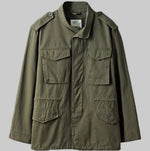 Field Jacket Vintage Military Style Adjustable Waist Four Pockets