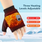 Fingerless Gloves USB Rechargeable & Touchscreen Compatible