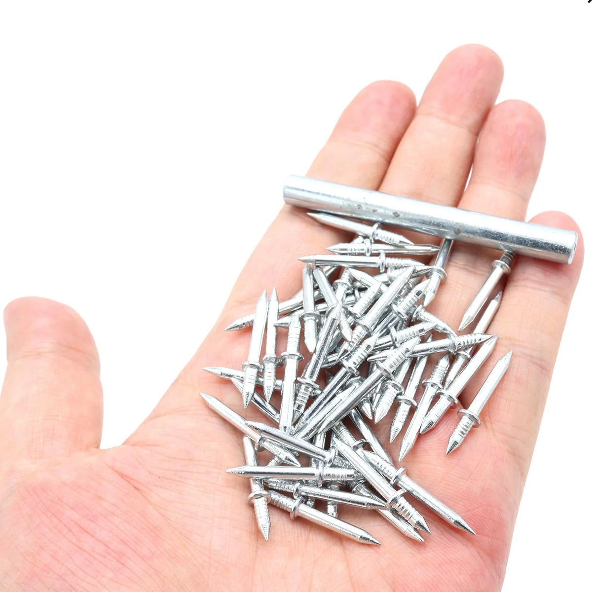 Finishing Nails Double-Headed Hidden Finish Sleeve Tool Included