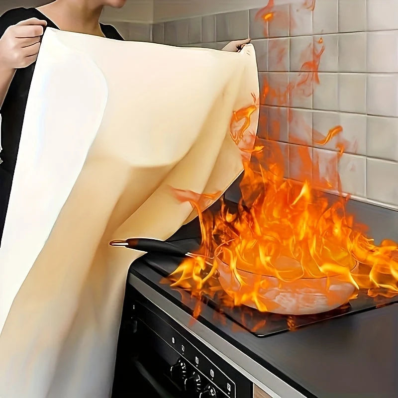 Fireproof Blanket Fiberglass Reusable 1076°F